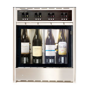 distributeur de vin au verre sur plan