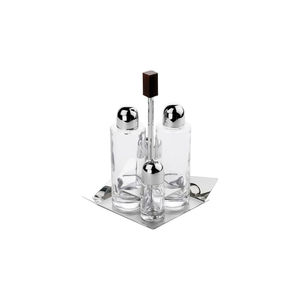 salière et poivrière en verre
