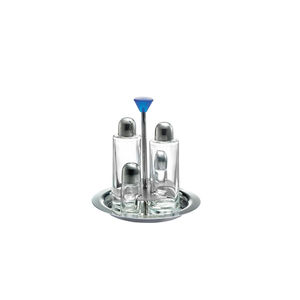 salière et poivrière en verre