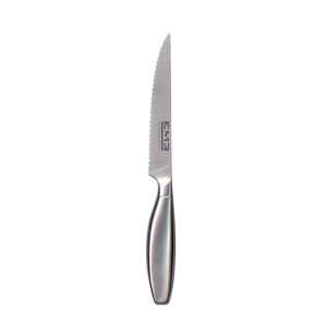 couteau à steak avec manche en acier inoxydable
