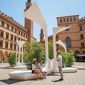 banc public contemporain