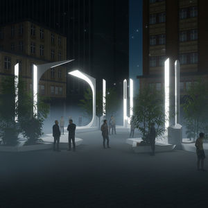 lampadaire urbain