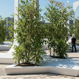 jardinière en aluminium
