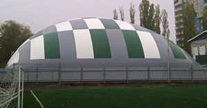 structure gonflable avec membrane en pvc