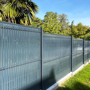 Clôture aluminium verticale, lame decorative pour cloture Etik