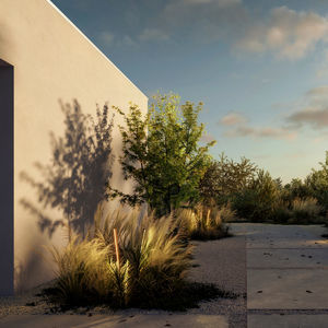 borne d'éclairage de jardin