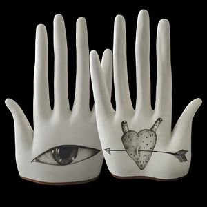 sculpture en porcelaine
