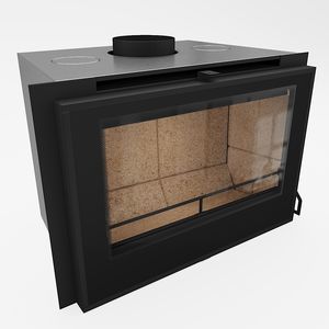 insert de cheminée à bois 1