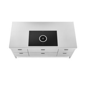îlot de cuisine en acier inoxydable 1