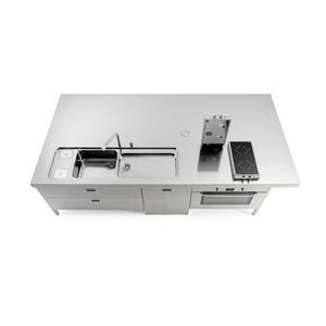 Mont Alpi MAi400-D90BEVFC 32 pouces 4 brûleurs 78 000 BTU Îlot de cuisine de luxe 90 degrés Bar