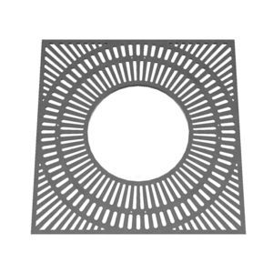 grille d'arbre carrée