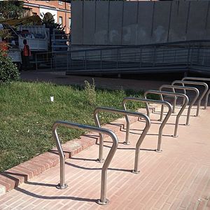 range-vélo au sol