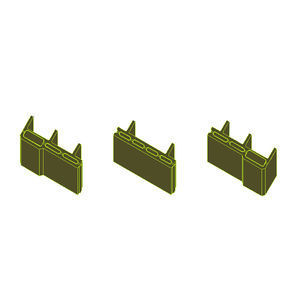 bloc coffrant en béton