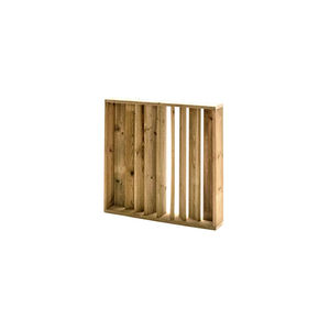 séparateur d'espace en bois 1