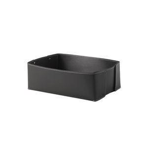 panier de rangement en cuir