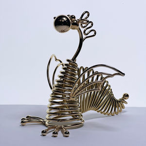 sculpture en aluminium anodisé