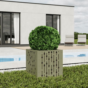 pot de jardin en aluminium thermolaqué