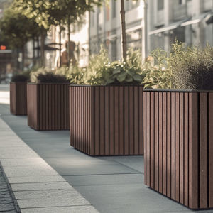 jardinière en plastique recyclé 1