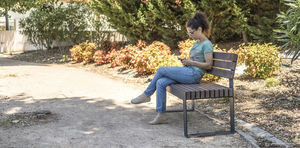 banc de jardin en acier COR-TEN®