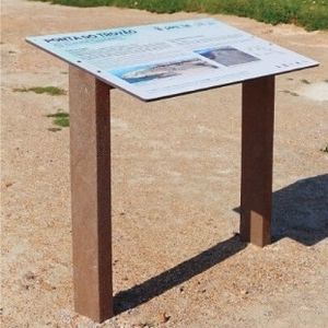 table d'orientation en plastique recyclé