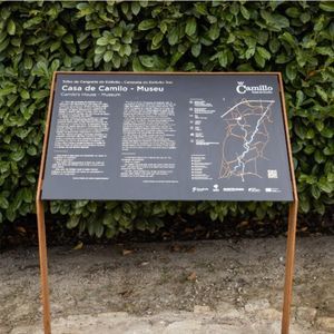 table d'orientation en bois