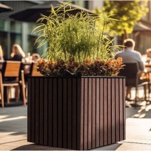 jardinière en plastique recyclé 1
