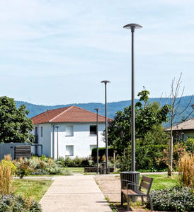 lampadaire en fonte d'aluminium