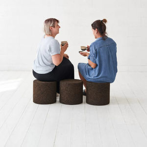 pouf contemporain