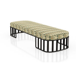 banc de jardin contemporain