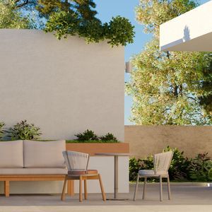 chaise de jardin contemporaine
