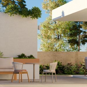 chaise de jardin contemporaine