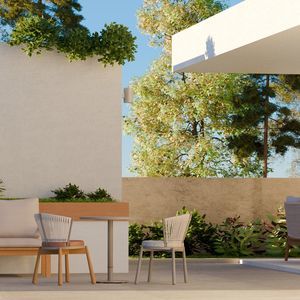 chaise de jardin contemporaine