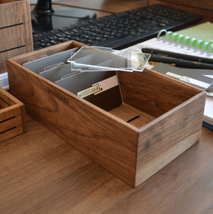 organisateur de bureau bois 1