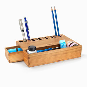 organisateur de bureau bois 1