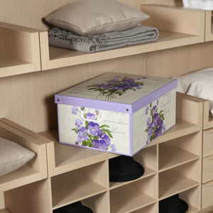 boîte de rangement en carton