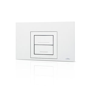 bouton de chasse d'eau double