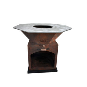 brasero de jardin à bois