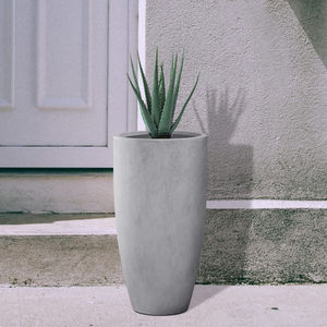 pot de jardin en fibre de verre