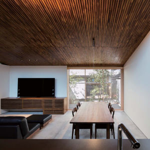 plafond en bambou