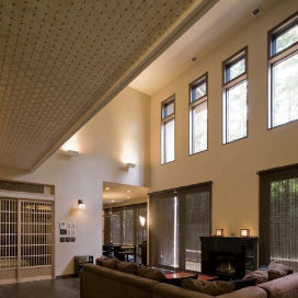 plafond en cèdre