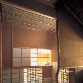 plafond en bambou
