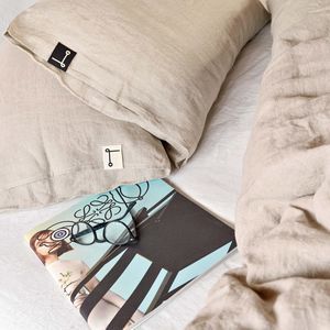 housse de couette en lin
