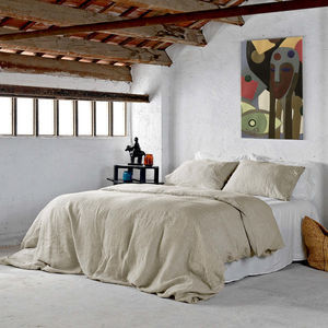 housse de couette en lin
