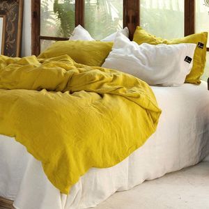 housse de couette en lin