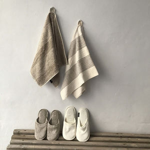 linge de bain en coton