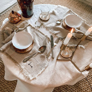 set de table en lin