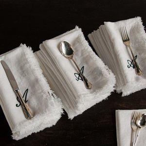 serviette de table en lin