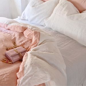 housse de couette en lin
