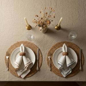 serviette de table à dîner