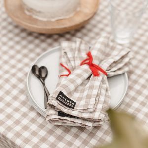 serviette de table en lin